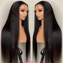 200% 4x4 Human Hair Wig Long Straight Wig 4x4 Lace Front Human Hair Wig For Women Pre Plucked Natural Hairline With Baby Hair