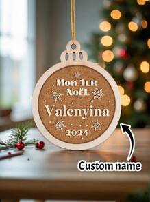 1 Pc Personalized Christmas Ornaments,Custom Christmas Decorations With Name ,Christmas Tree Decorations,Christmas Ornaments Set,Christmas Decorations Indoor,Christmas Decorations For Tree,Cute Christmas Decor For Family,Personalized Christmas Gifts.Personalized Gifts For Women,Men,Mother,Father,Mom