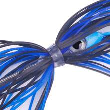 HENGJIA 1个11克亮片钓鱼饵，旋转亮片饵，金属勺形铅头旋转亮片饵，鲈鱼专用泳饵 - 彩色 - 查看 11