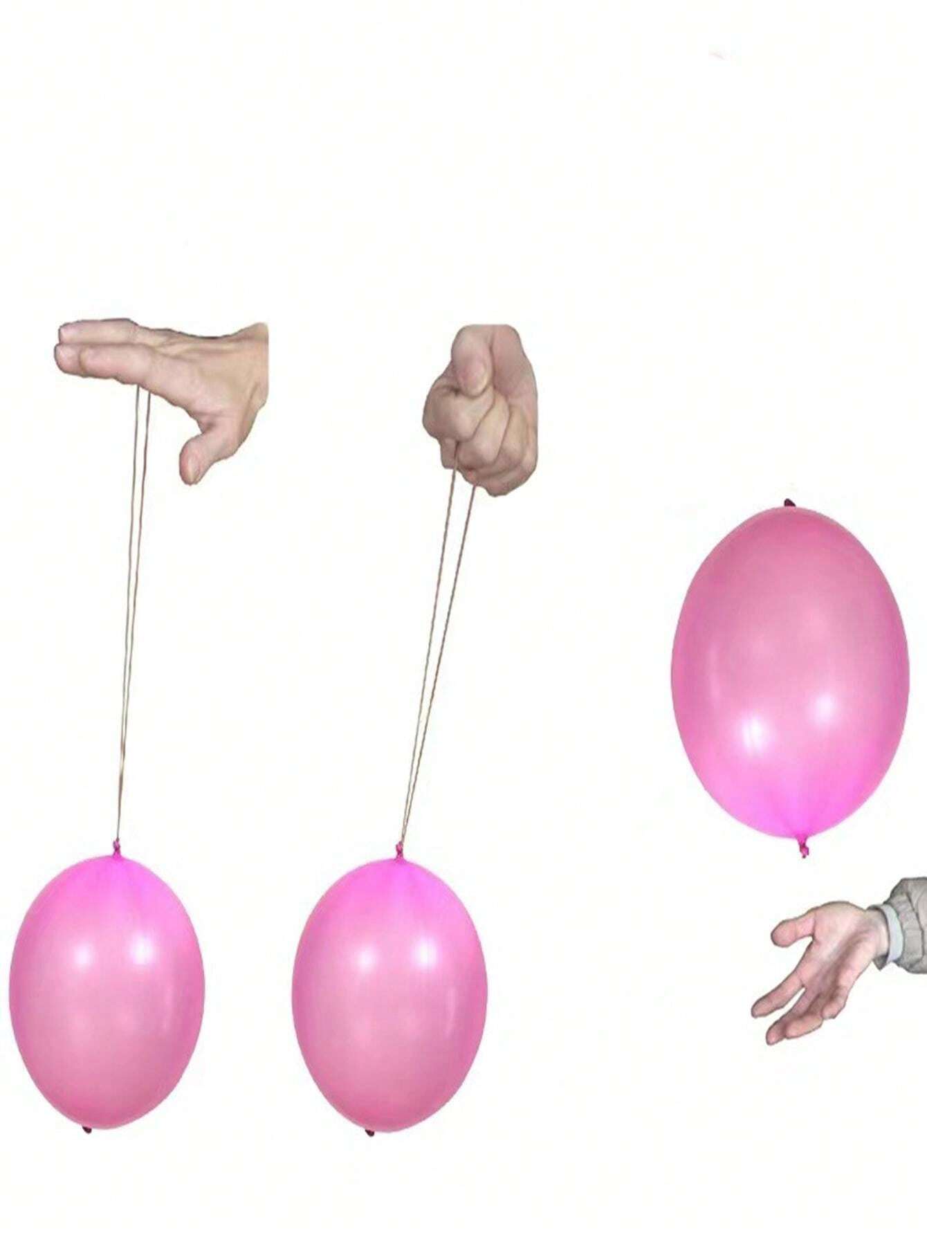 20pcs Rubber Band Slap Ball, Punching Balloons Party Favors, Elastic