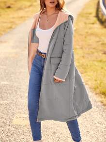 Women's Winter Fashion Oversize Wool Wool Long Coat Jacket