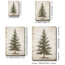 1pc Framed/Unframed Fir Tree Christmas Retro Art Poster Vintage Rustic Xmas Spruce Tree Painting Canvas Print Farmhouse Maximalist Wall Picture For Dorm,Living Room,Bedroom,Apartment,Modern Home Decoration Christmas Decoration XMAS Decor Christmas Tree Gift Decor Thanksgiving Wedding Home Decor Home Decor Fall Decor Autumn Decor Birthday Decorations For Gifts Party Supplies Indoor Holiday Festival Decor Halloween Decor Wall Decor Halloween Ornaments - Multicolor - View 6