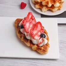 1 opakowanie 15X8cm, 4 style kremowy owocowy model tortu waflowego, dekoracja tortu weselnego, fotografia model tortu symulatora jedzenia, wystrój domu