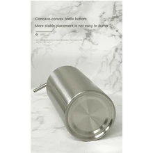 Dispenser per sapone liquido, bottiglia per gel, bottiglia in acciaio inossidabile 304, pompa per lozione, sapone per le mani 250ml/350ml/550ml, dispenser per cucina e bagno, decorazione per la casa e il bagno, decorazione autunnale, ritorno a scuola