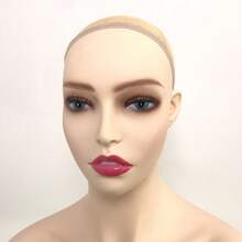 JINGFA Wig Head Mannequin Head With Shoulders Manikin Head Bust Dolls For Wigs,Makeup,Beauty Accessories Displaying - 紅白色 - 查看 4
