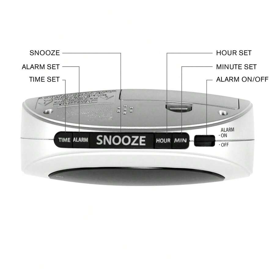 Digital Alarm Clock With LED Display And Snooze Function SHEIN USA