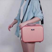 Travel Toiletry Bags 16" 14" Rigid ABS Toiletry Bag Carry-On Case - Cà phê nâu - Xem 2