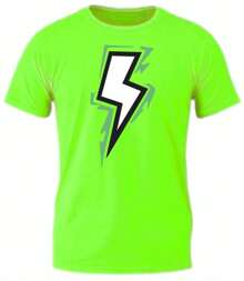 Void Raio T-Shirt Shirt With Void Raio's Name On The Back - Lime Green - View 3