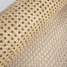 1 Roll Natural Cane Sheets Webbing Rattan Sheets Webbing Chair Repair Rattan 40*200CM - Beige - View 6