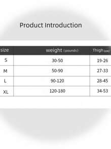 1pair Outdoor Fitness & Running Shock Absorbent Thicken Sponge Knee Pads, Sports Protector For Volleyball, Football, Ice Skating, Men And Women, Christmas New Style White Edge Knee Pads - Multicolor - View 5