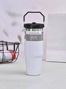 1 chiếc cốc giữ nhiệt hai lớp bằng thép không gỉ cho ô tô - Có thể tái sử dụng, đa năng, bền bỉ đựng đồ uống nóng và lạnh - Hoàn hảo cho nhà hàng, quán cà phê và các hoạt động ngoài trời - Nhiều màu - Xem 14