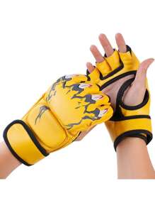 2pcs Boxing Gloves Fight Gloves Muay Thai Training Boxing MMA Gloves For Men And Women - Multicolor - View 12