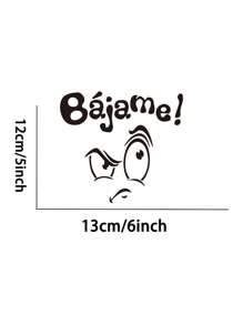 1 pieza, Pegatina para asiento de inodoro con diseño de personaje de dibujos animados