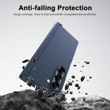 1pc Protective Phone Case With Pen Slot Design, Compatible With Samsung Galaxy Z Fold7/Fold6/Fold5/Fold4/Fold3/Fold 5G [Stylus Pen Not Included]