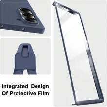 1pc Protective Phone Case With Pen Slot Design, Compatible With Samsung Galaxy Z Fold7/Fold6/Fold5/Fold4/Fold3/Fold 5G [Stylus Pen Not Included]