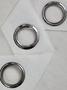 1 件薄纱窗帘，圣诞薄纱窗帘带索环，滤光窗帘，半透明窗帘，家庭/办公室使用，纯色轻质奢华现代涤纶薄纱窗帘，滤光，卧室/客厅/阳台，防紫外线 - 白色 - 查看 10