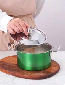 Bateria De Cocina Acero Inoxidable Con 3 Colores 6 Piezas - Azul - Ver 7