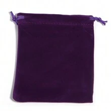 5pcs/10pcs Pack Drawstring Velvet Bags, Earphones, Power Bank, Jewelry Accessories, Jewelry & Cosmetics Packaging Velvet Pouches