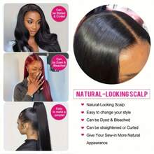 200% 4x4 Human Hair Wig Long Straight Wig 4x4 Lace Front Human Hair Wig For Women Pre Plucked Natural Hairline With Baby Hair