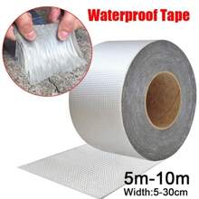 Super Strong Aluminum Foil Tape Butyl Seal Rubber Tape Waterproof Roof-Repair - Silver - View 1