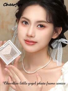 CHEERFLOR 哑光粉末高光轮廓调色板，带磁性旋转盖，轻盈、光滑、质地柔软，瘦脸鼻，自然渐变，古铜色轮廓和高光一体式调色板 - CFR959 - 查看 4