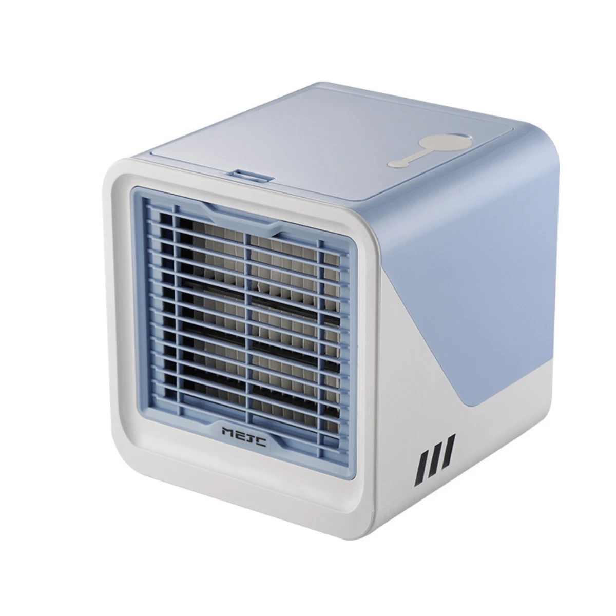 Ventilateur Double Ventilateur Avec Humidificateur, 6 Buses, Réglable à 360°, Silencieux, USB C Portable 3600 Mah Blanc 49 Cm 99201339