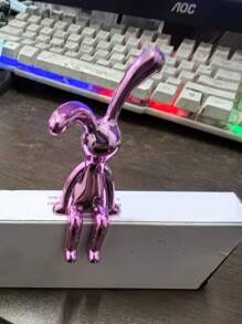 1/2件装创意卡通摆件长耳兔家居简约电脑电视摆件汽车中控装饰跨境爆款 - 彩色 - 查看 8