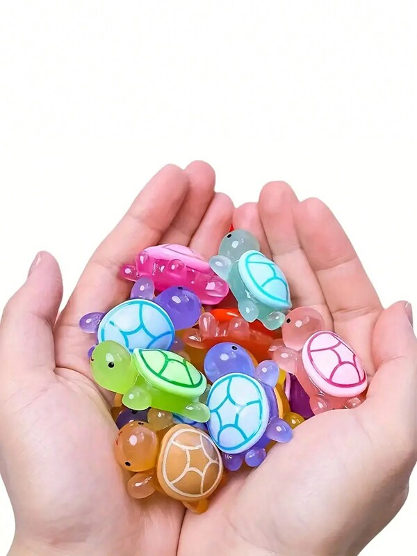 10/26pcs Glow-In-The-Dark 3D Turtle Blind Bags - Unique DIY Craft & Party Favor Gifts(Random Color Random Packaging),Glow,Blind Bag,Turtle