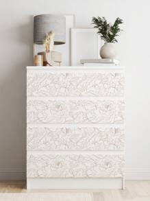 Giấy dán tường hoa lột và dán - Tranh dán tường bằng nhựa vinyl chống thấm nước, có thể tháo rời để trang trí nhà cửa, dài 17,7" X 6,5' / 9,8' - Nhiều màu - Xem 10