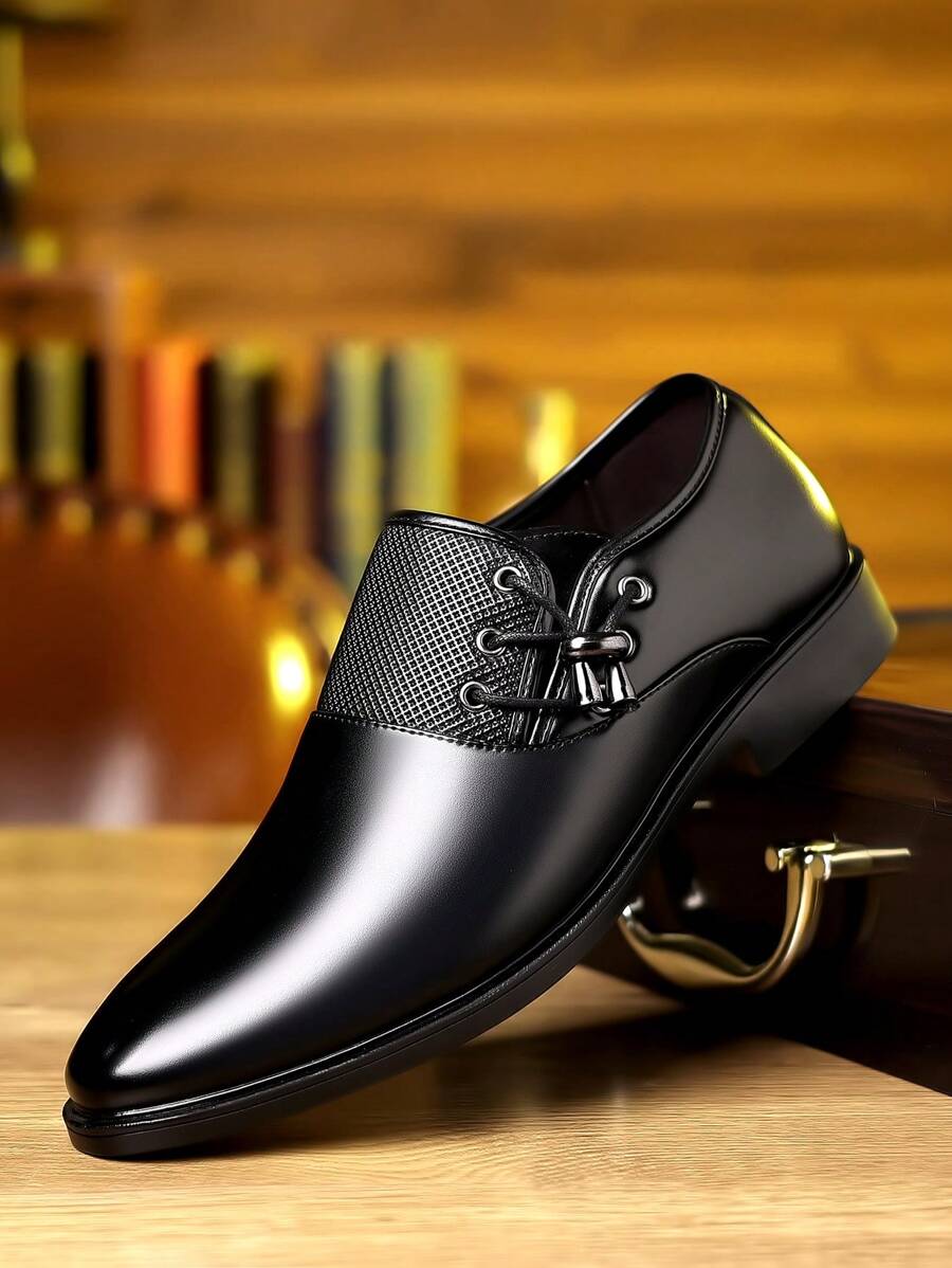 QRLQRL 1 Pasang Sepatu Pria Gaya Korea Musim Panas Bernapas untuk Bisnis Formal Serbaguna, Model Terbaru