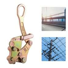 SHZICMY 3 Ton Alloy Steel Multifunctional Cable Wire Rope Haven Grip Hand Pulling Puller - Gold - View 1