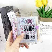 1000 Savings Challenge Binder, 52 Weeks Money Saving Challenge Binder, 2024 Reusable Mini Budget Planner With Cash Envelopes, Reusable Savings Binder, Suitable For Home, Gifts, Vacation And Holidays (Halloween, Christmas) Etc., Bohemian Style - Multicolor - View 20