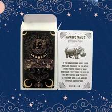 Spirit Animal Oracle Cards - 54 Cards Tarot & Oracle Deck Set, Tarot Meanings, Suitable For Beginners, Divination, Great Gift For Friends And Family, Applicable For Home Outdoor Camping Board Games,Tarot Meaning,Tarot Oracle Cards,Decks
