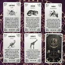 Spirit Animal Oracle Cards - 54 Cards Tarot & Oracle Deck Set, Tarot Meanings, Suitable For Beginners, Divination, Great Gift For Friends And Family, Applicable For Home Outdoor Camping Board Games,Tarot Meaning,Tarot Oracle Cards,Decks