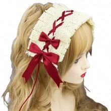 1 件女士多色蝴蝶结装饰头带，洛丽塔巴洛克少女风格，适合日常使用、角色扮演、外出、万圣节百搭发饰 - 彩色 - 查看 31