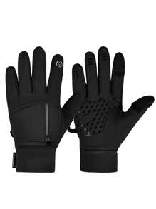 X-TIGER 1 双冬季无指触屏手套，男女保暖骑行手套，适合钓鱼、跑步、骑自行车、驾驶、徒步旅行等寒冷天气户外运动，防风保暖 - 彩色 - 查看 7