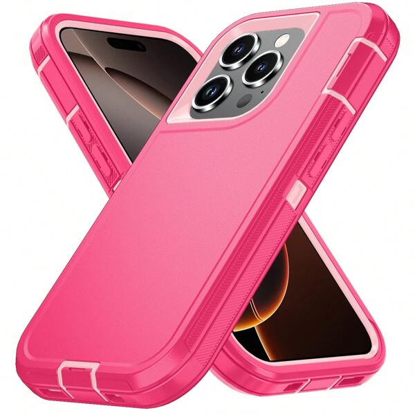FOGEEK Estuche protector 3 en 1 - a prueba de golpes, anti-caída, antideslizante, funda de teléfono resistente de múltiples capas