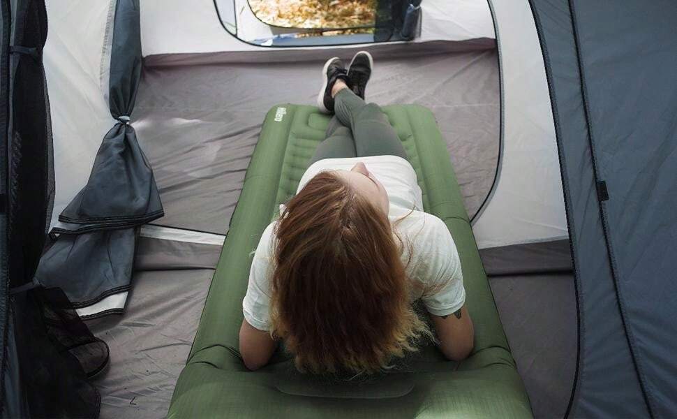 Camping Sleeping Pad, Ultra Thickness 6 Inch Inflatable Sleeping Mat