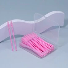 Hộp 50 chiếc Gói Cọ Mi Dùng Một Lần Cọ Pha Lê Dụng Cụ Hỗ Trợ Ghép Mi Di Động - Nhiều màu - Xem 11