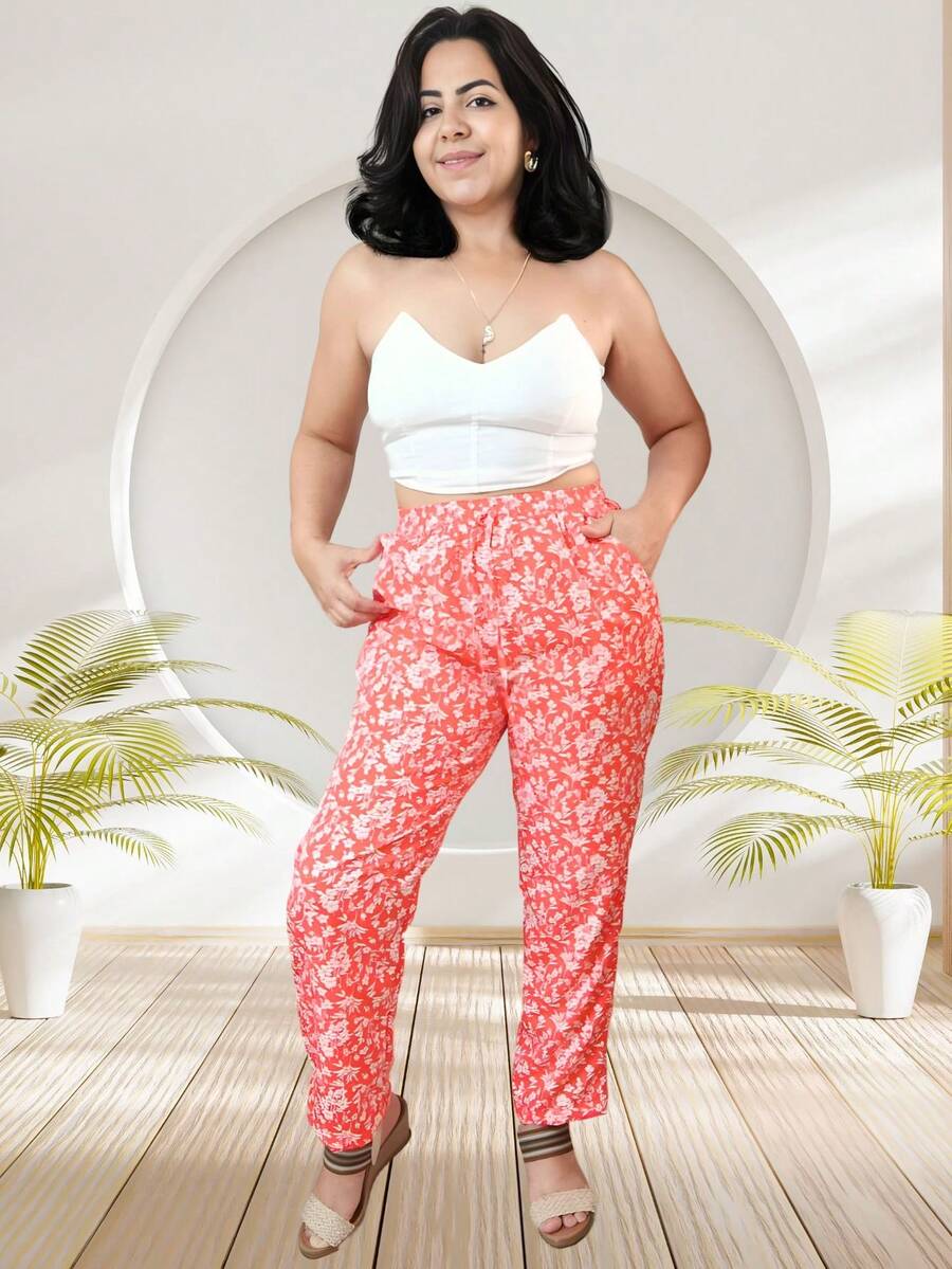 Women's Stretch Jogger Pants, Soft And Comfortable, Promotion - trái cam - Xem 1