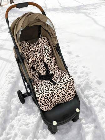 1pc Universal Soft Stroller Mattress Pad, Suitable For Baby Strollers All Year Round