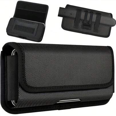 1 pieza Bolsa de cintura negra simple de moda, bolsa para teléfono móvil, estuche para tarjetas y dinero, versátil bolsa de cinturón, para exteriores, deportes, viajes, ligera, para trabajadores de cuello blanco, universitarios, vacaciones de Acción de Gracias, bolso bandolera, bolso de hombro, bolso de motociclista, bolso negro, bolso de senderismo de gran capacidad, multifuncional, portátil, vacaciones, regalos divertidos, bolso lateral, bolso de verano.