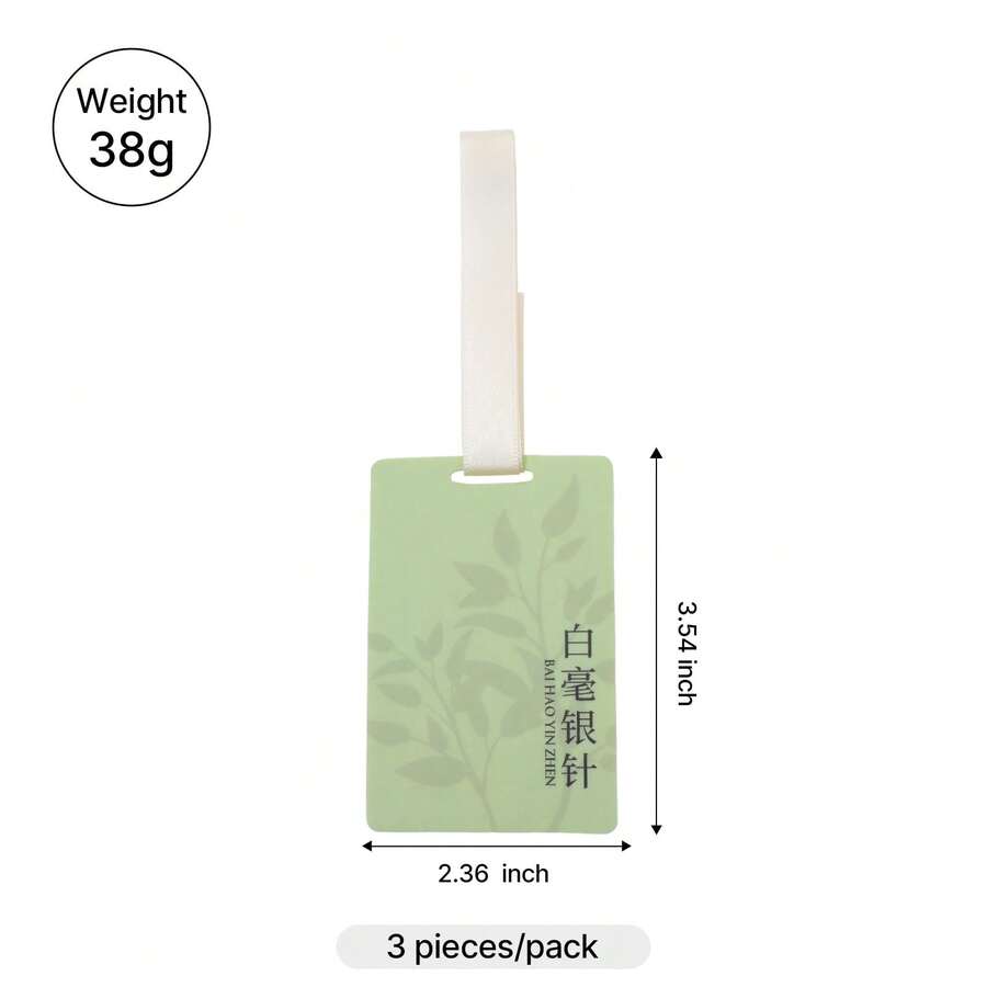 12pcs Fragrance Paper Sachets, White Tea Scent, Odor Eliminator, Air