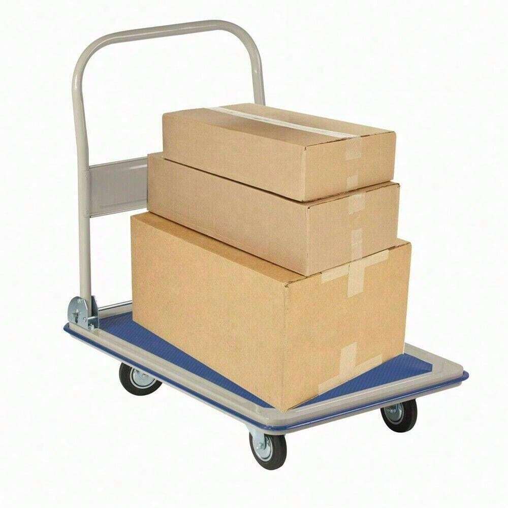 660 Lbs Weight Capacity Hand Truck Dolly Folding Platform Push Cart