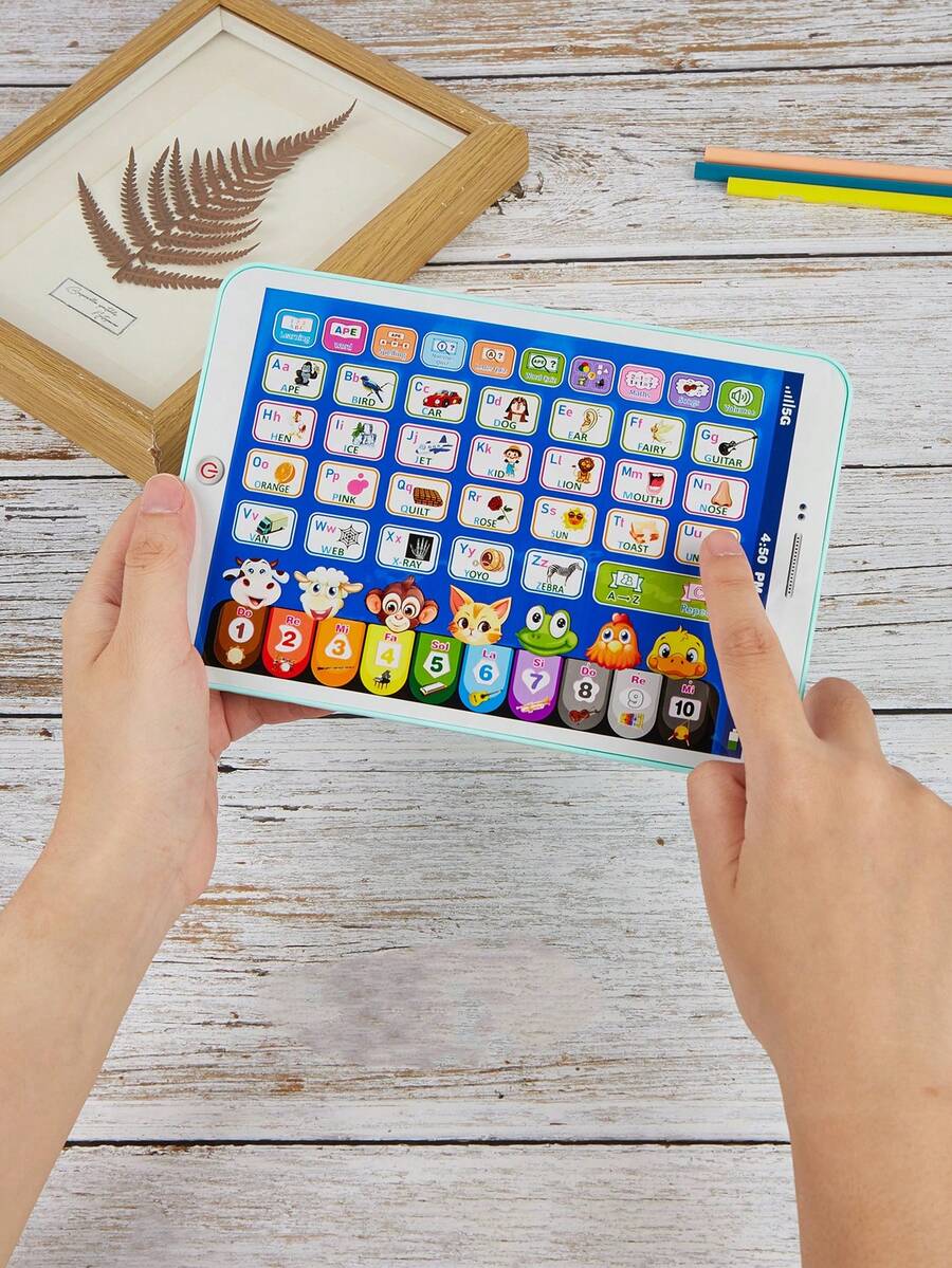 English Language Learning Tablet Toy With Touch Screen, Voice Learning