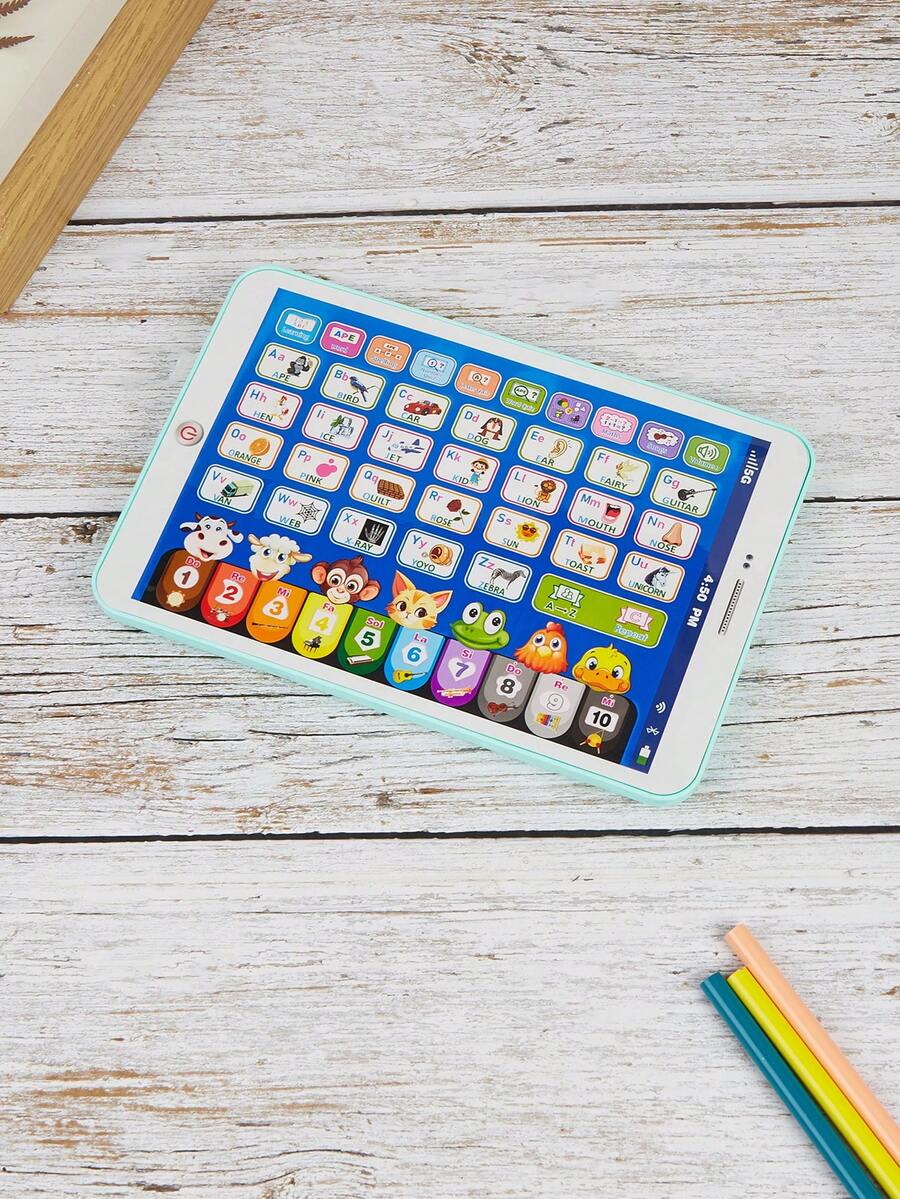 English Language Learning Tablet Toy With Touch Screen, Voice Learning