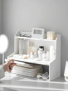 Organizador Escritorio Multiusos de Alta Capacidad para Escritorio, Portalápices para Oficina, Escuela y Hogar. - Blanco - Ver 2