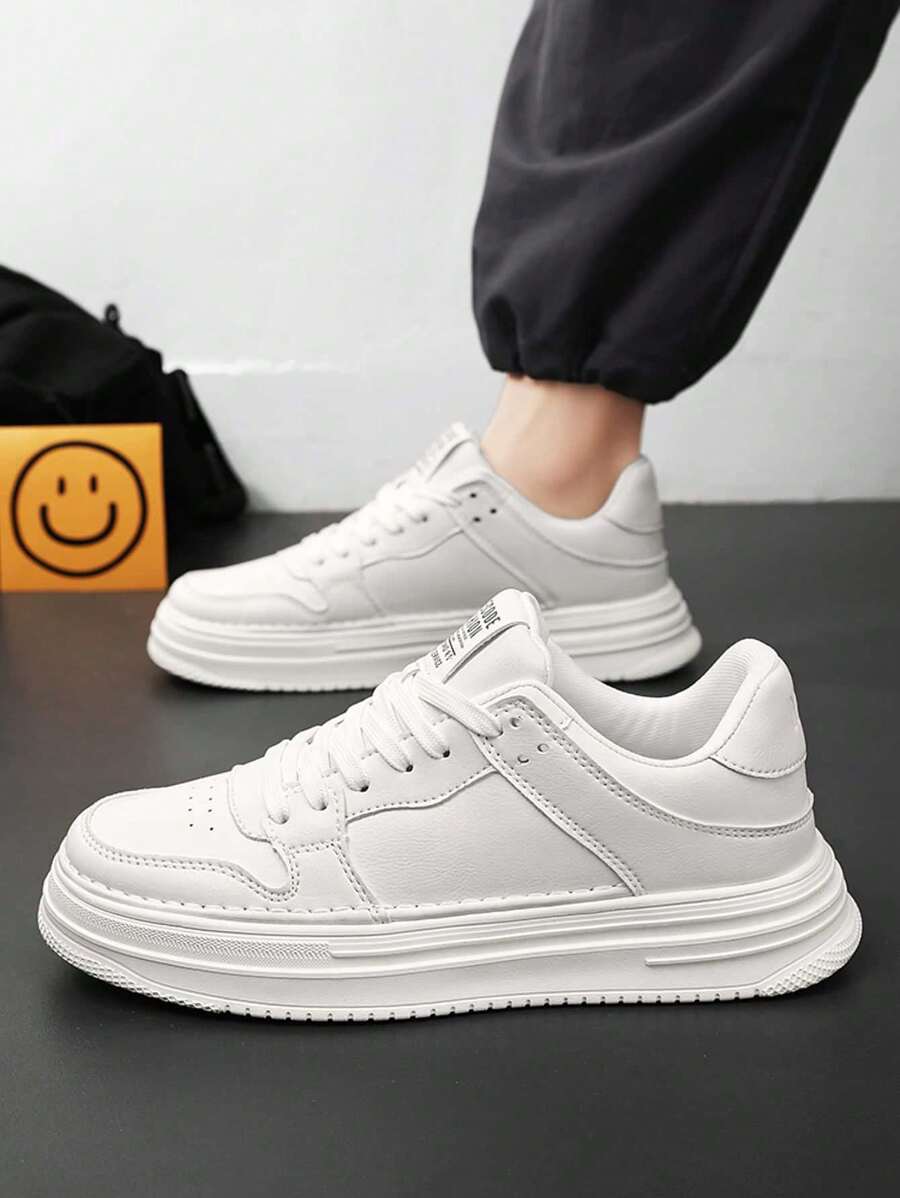 Men's New Brand HighEnd Thick Sole Elevated Casual Trend Sneakers
