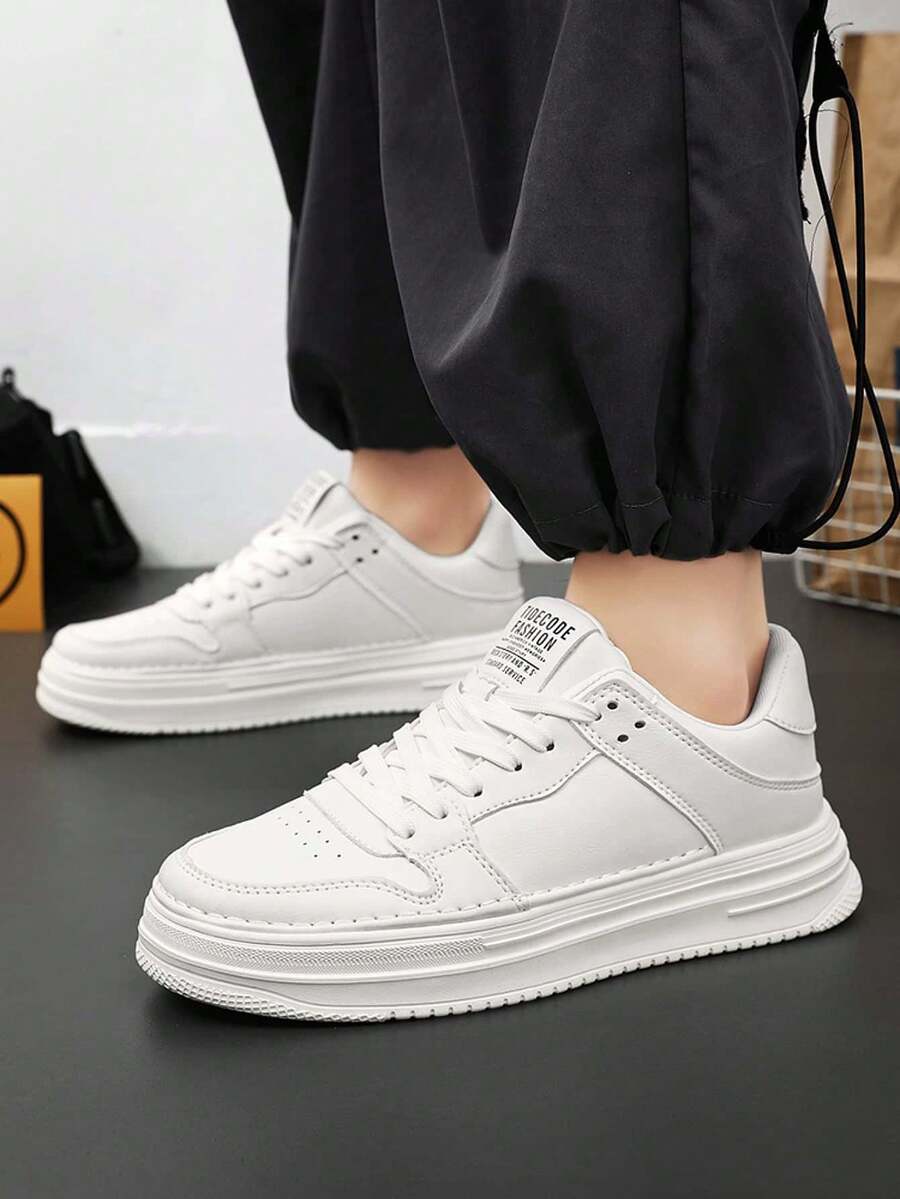 Men's New Brand HighEnd Thick Sole Elevated Casual Trend Sneakers