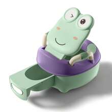 Froadp Kids Potty Children's Toilet PP+PU Potty With Removable Container Baby Toilet With Splash Guard And Armrests Toilet Trainer For Girls Boys Kids Potty - Green - View 3
